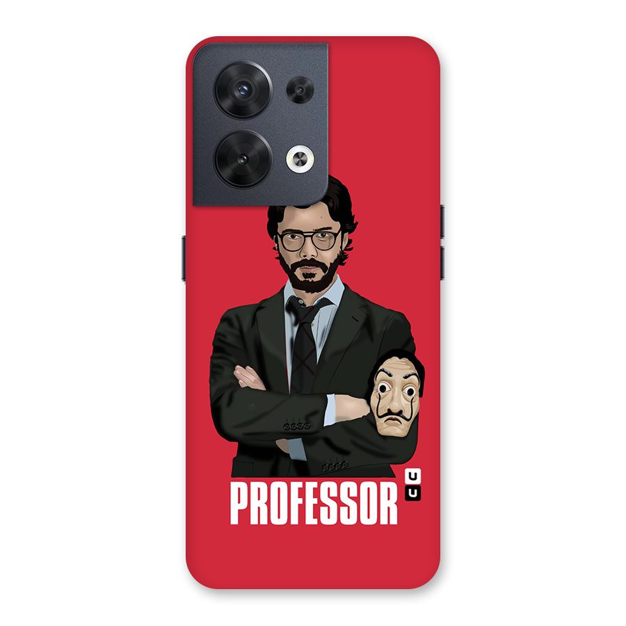 Professor Art Illustration Back Case for Oppo Reno8 5G