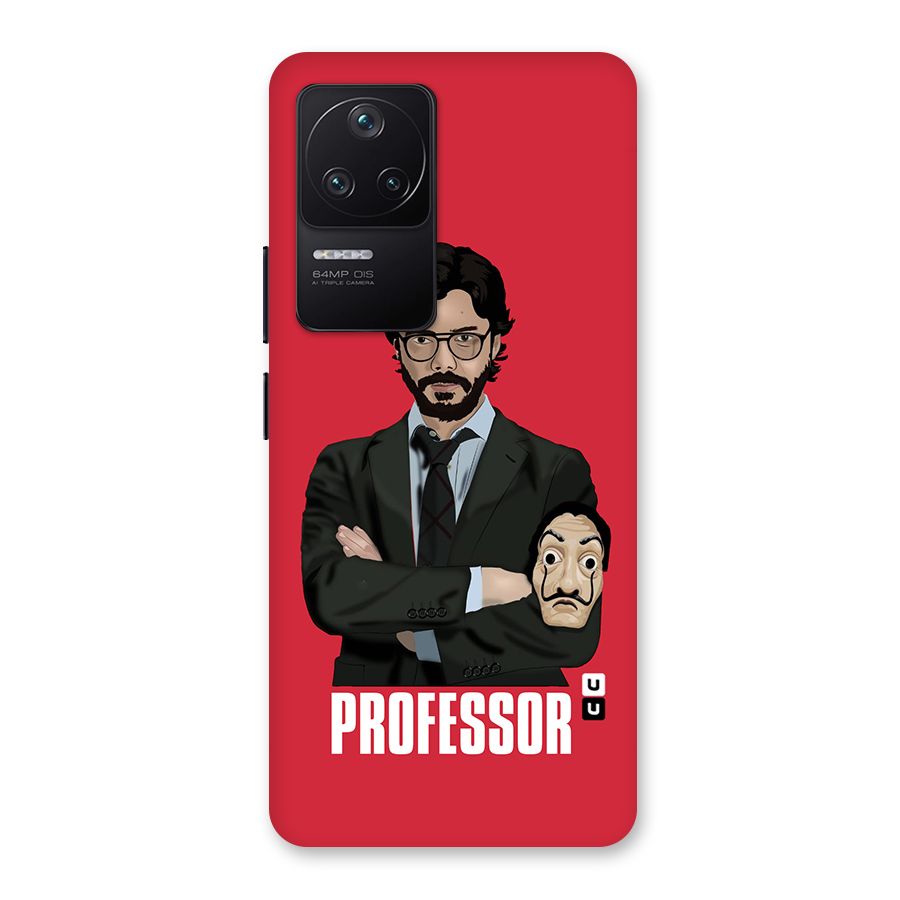 Professor Art Illustration Back Case for Poco F4 5G