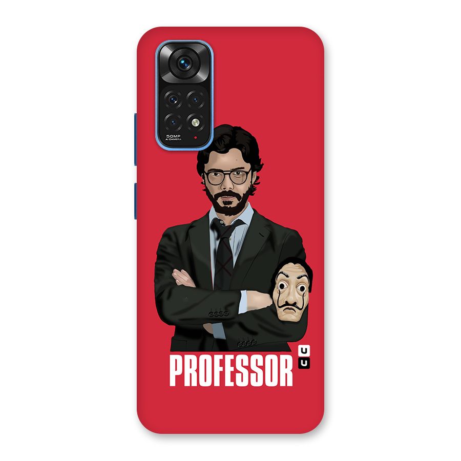 Professor Art Illustration Back Case for Redmi Note 11S