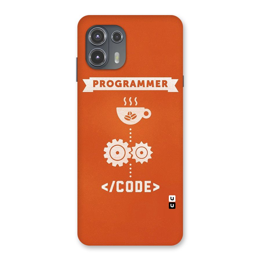 Programmer Coffee Code Back Case for Motorola Edge 20 Fusion