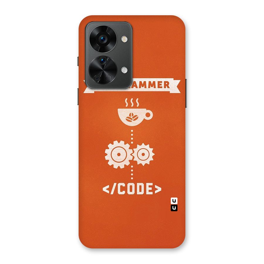 Programmer Coffee Code Back Case for OnePlus Nord 2T