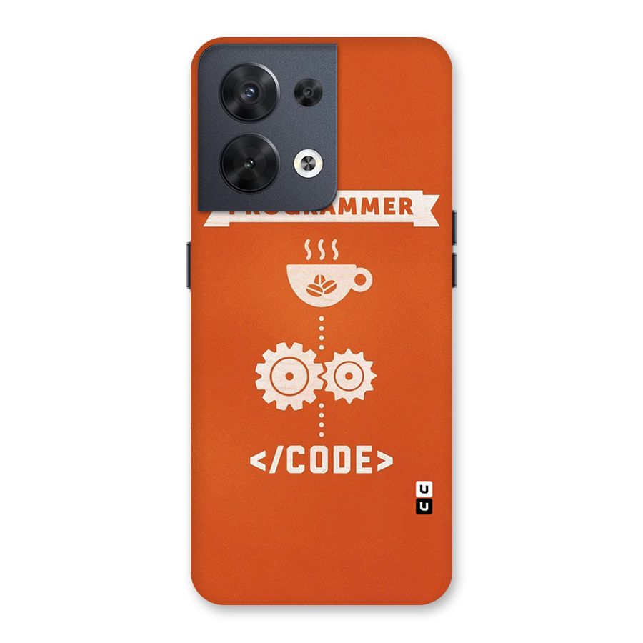 Programmer Coffee Code Back Case for Oppo Reno8 5G