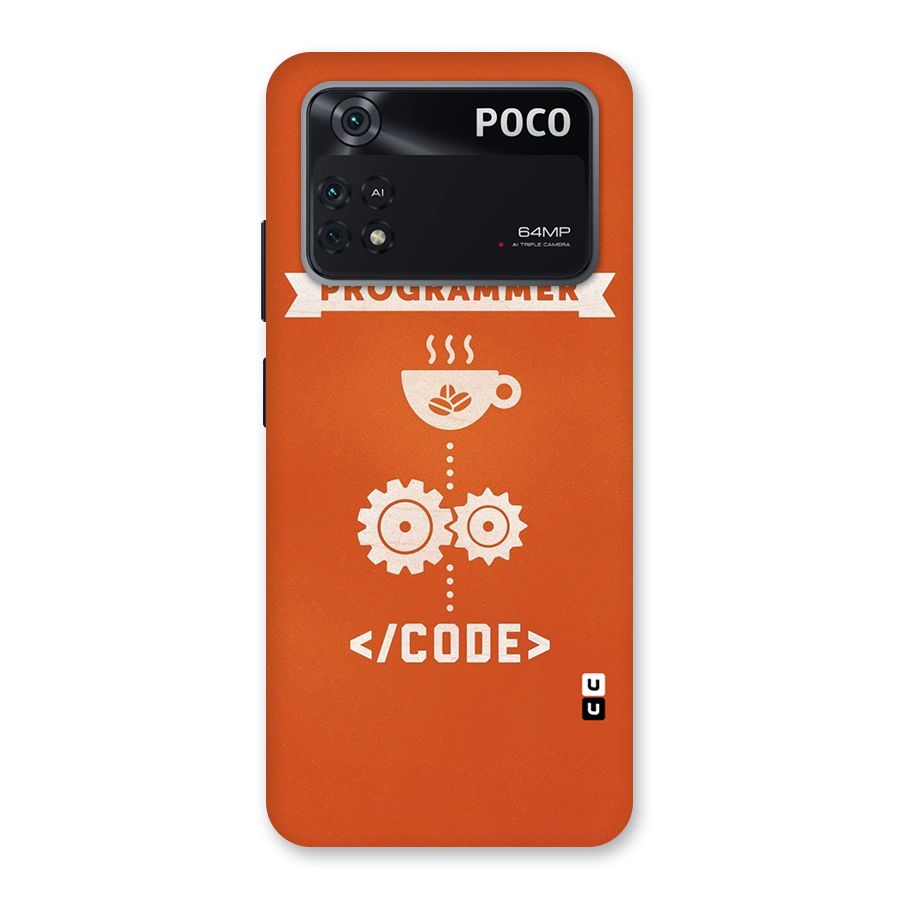 Programmer Coffee Code Back Case for Poco M4 Pro 4G