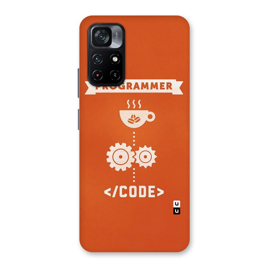 Programmer Coffee Code Back Case for Poco M4 Pro 5G