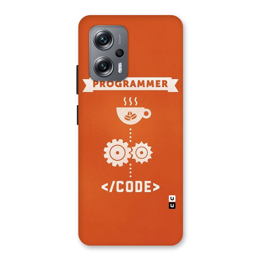 Programmer Coffee Code Back Case for Redmi K50i