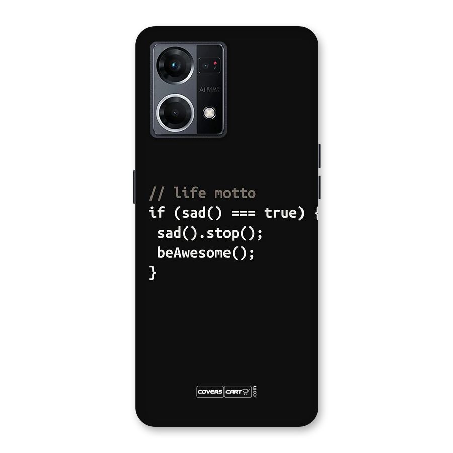 Programmers Life Glass Back Case for Oppo F21 Pro 5G