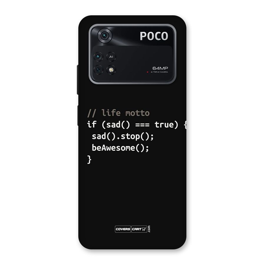 Programmers Life Back Case for Poco M4 Pro 4G