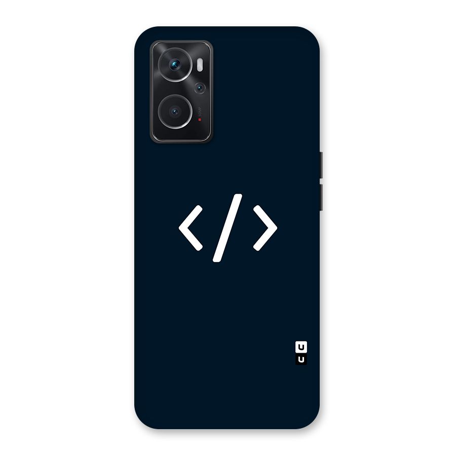 Programmers Style Symbol Back Case for Oppo K10 4G