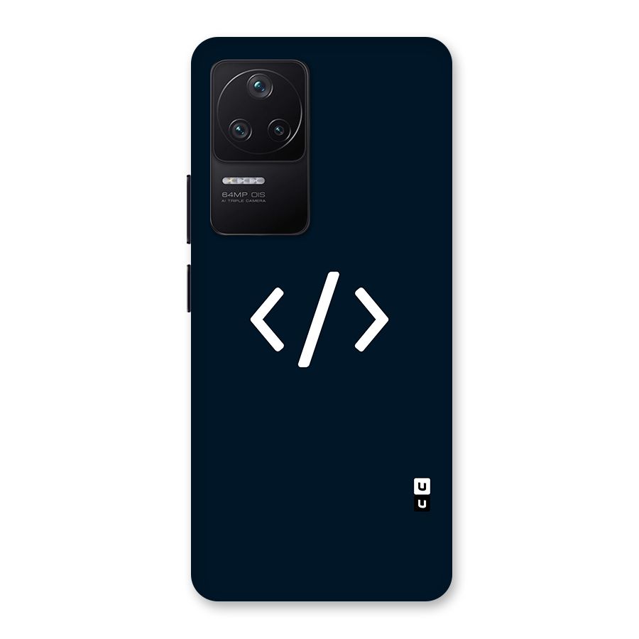 Programmers Style Symbol Back Case for Poco F4 5G