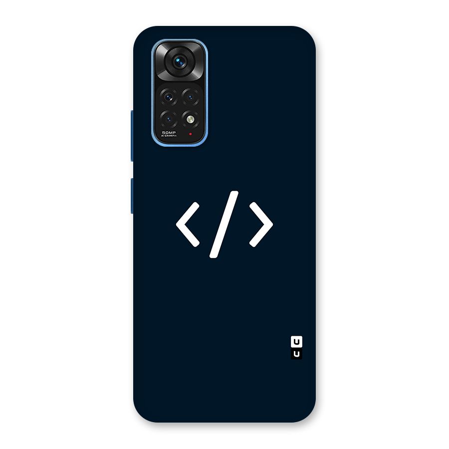 Programmers Style Symbol Back Case for Redmi Note 11S