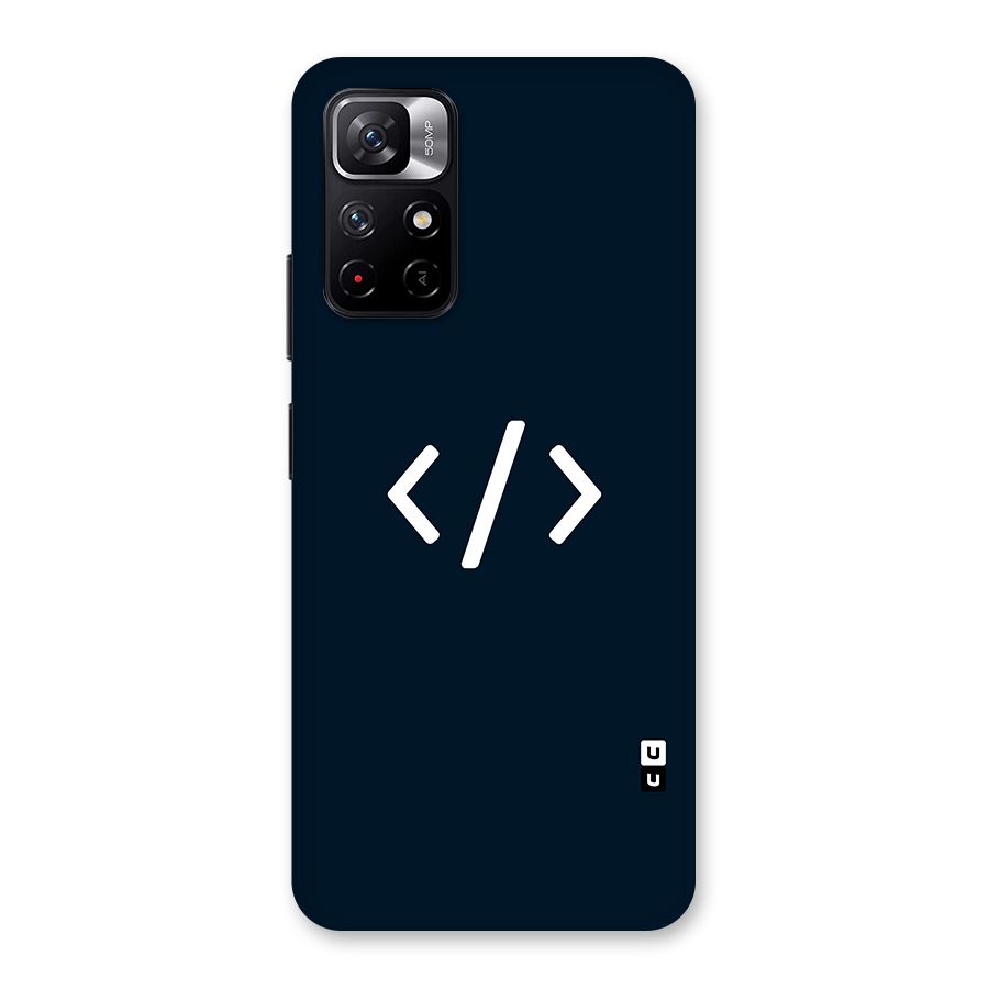 Programmers Style Symbol Back Case for Redmi Note 11T 5G