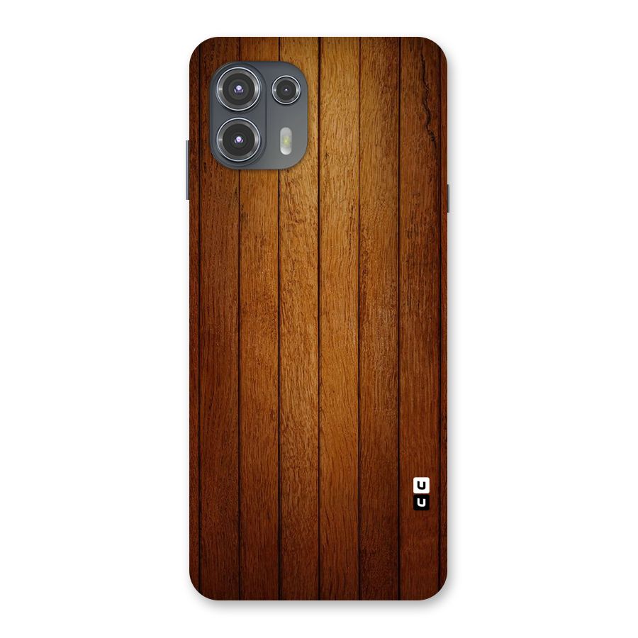 Proper Brown Wood Back Case for Motorola Edge 20 Fusion