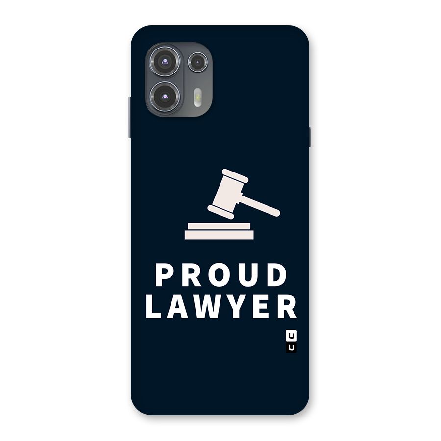 Proud Lawyer Back Case for Motorola Edge 20 Fusion