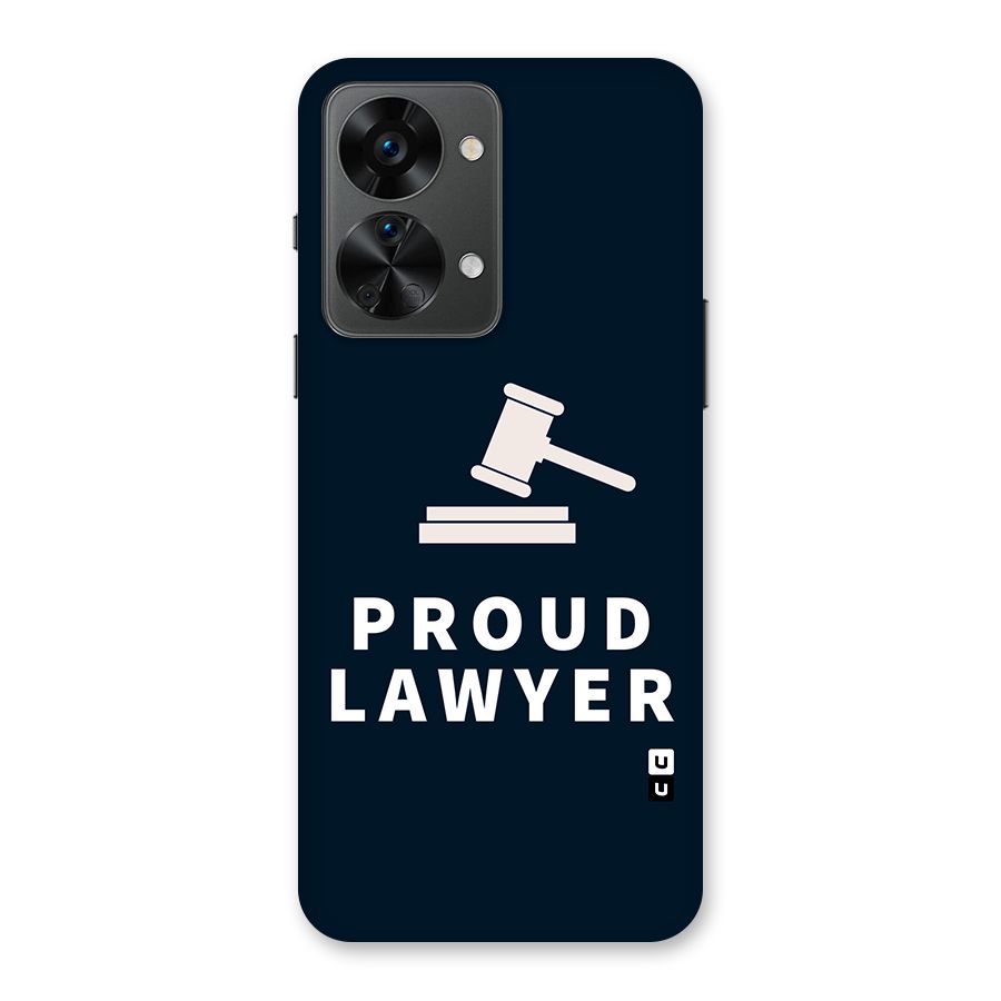 Proud Lawyer Back Case for OnePlus Nord 2T