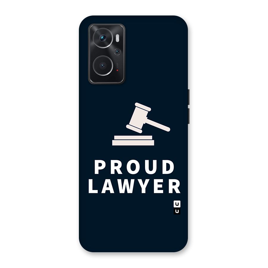Proud Lawyer Back Case for Oppo K10 4G