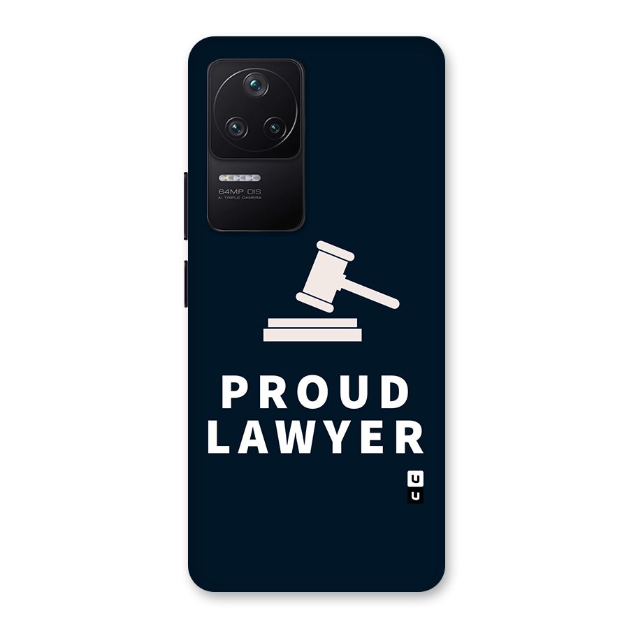 Proud Lawyer Back Case for Poco F4 5G