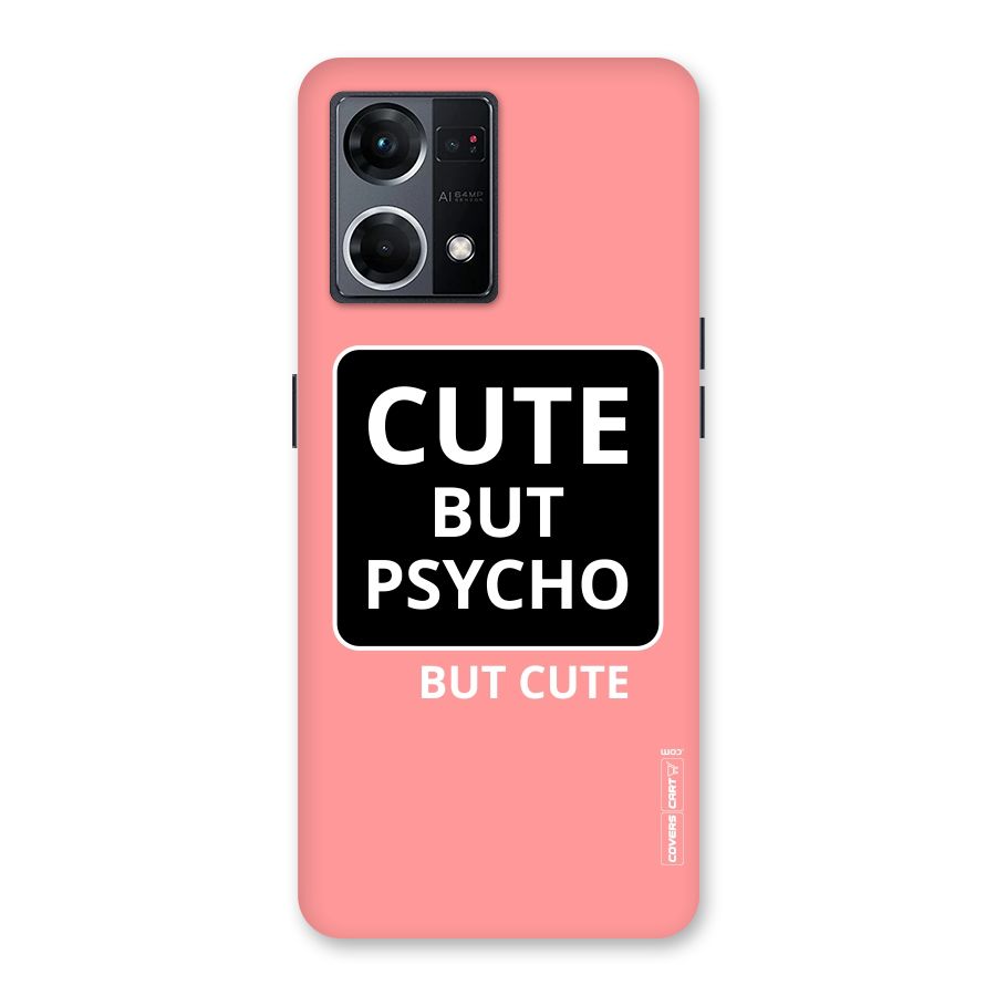 Psycho But Cute Glass Back Case for Oppo F21 Pro 5G