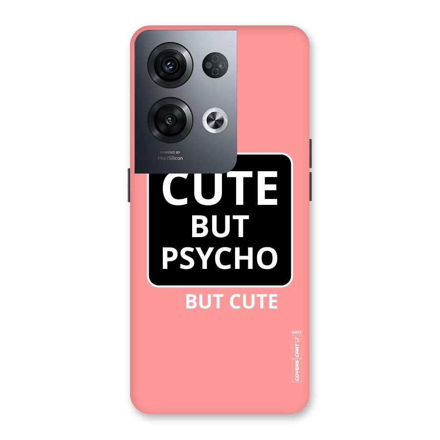 Psycho But Cute Back Case for Oppo Reno8 Pro 5G