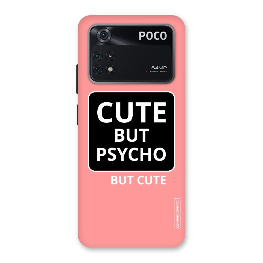 Psycho But Cute Back Case for Poco M4 Pro 4G