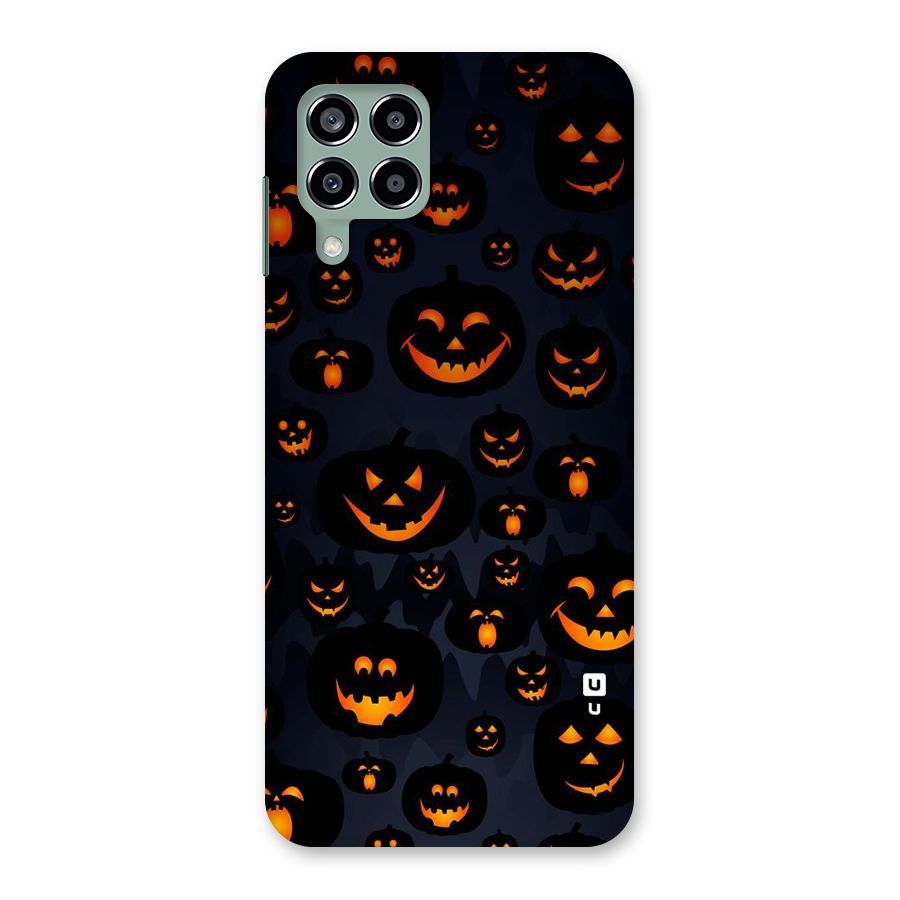 Pumpkin Smile Pattern Back Case for Galaxy M33
