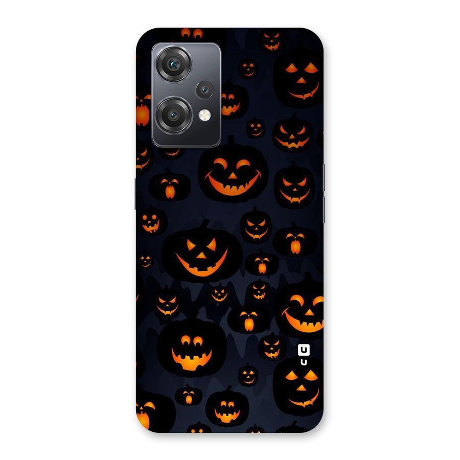 Pumpkin Smile Pattern Back Case for OnePlus Nord CE 2 Lite 5G