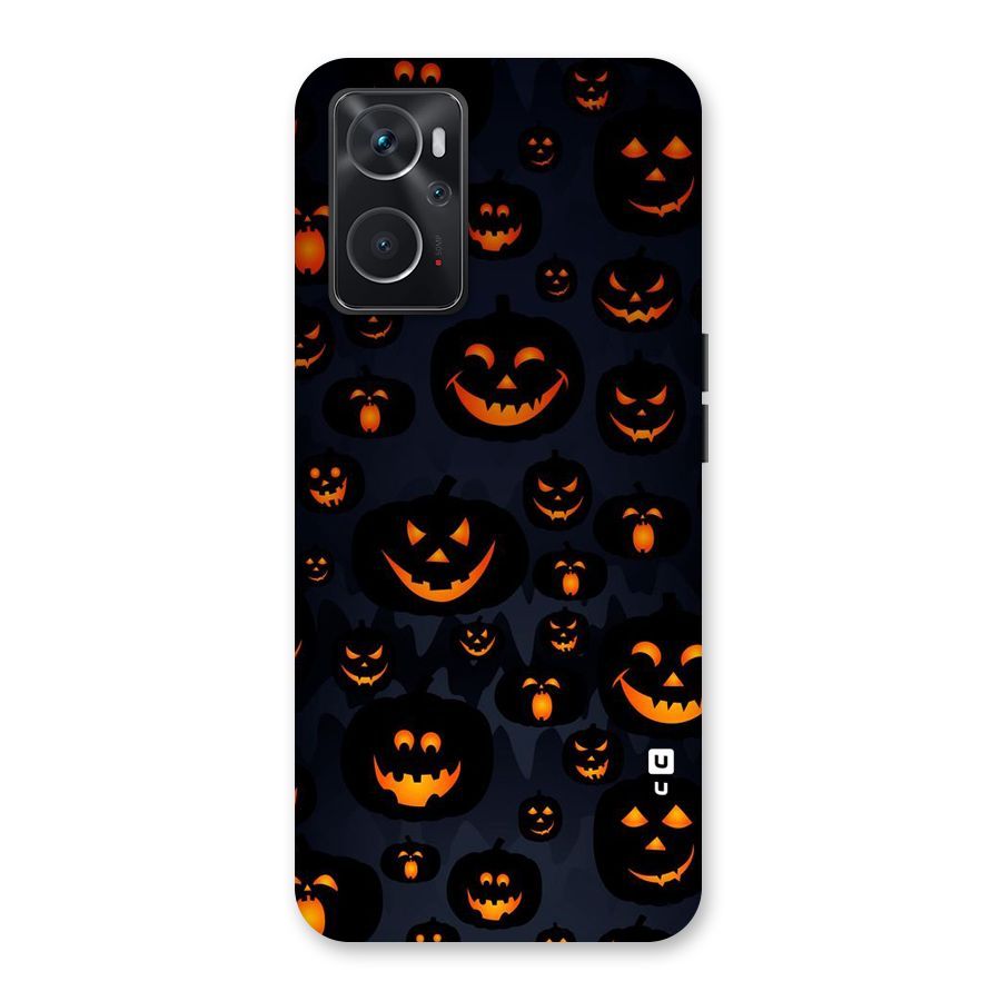 Pumpkin Smile Pattern Back Case for Oppo K10 4G