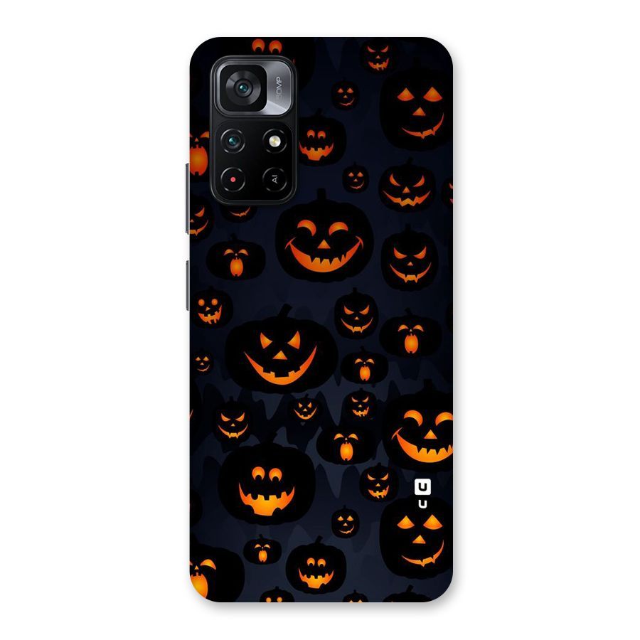 Pumpkin Smile Pattern Back Case for Poco M4 Pro 5G