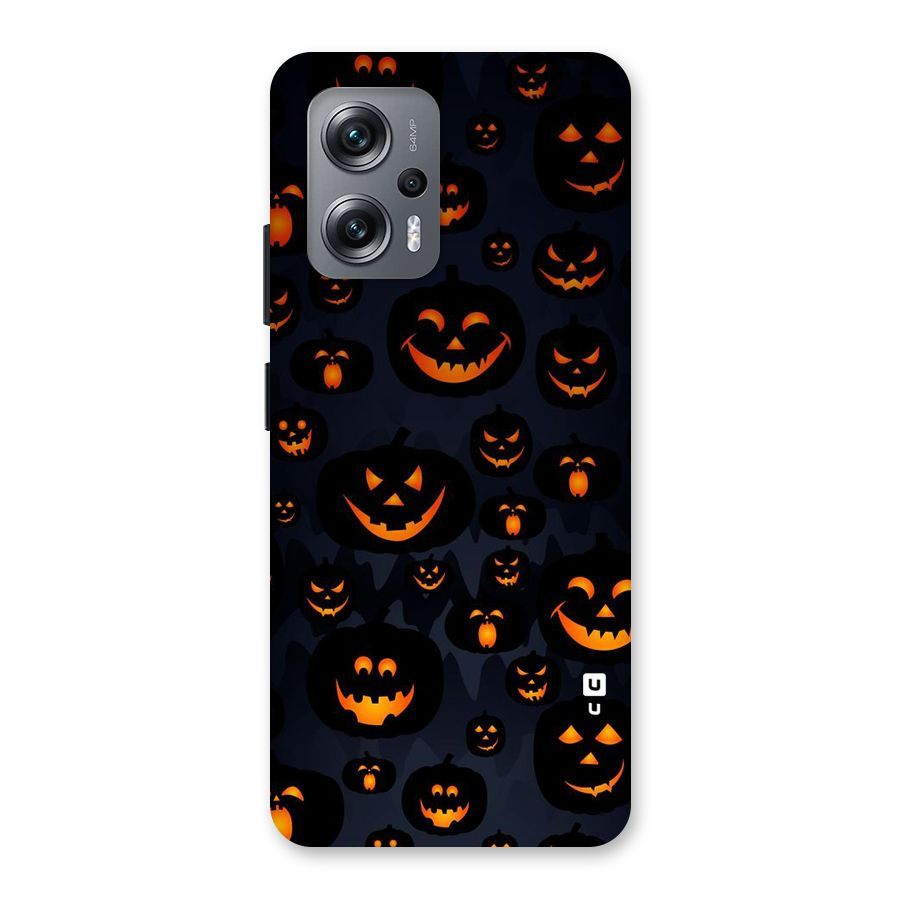 Pumpkin Smile Pattern Back Case for Redmi K50i