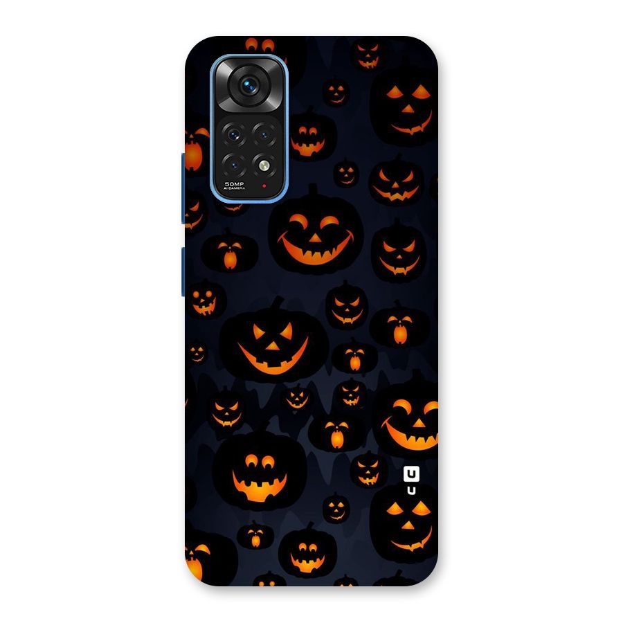 Pumpkin Smile Pattern Back Case for Redmi Note 11S