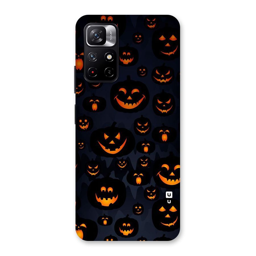 Pumpkin Smile Pattern Back Case for Redmi Note 11T 5G