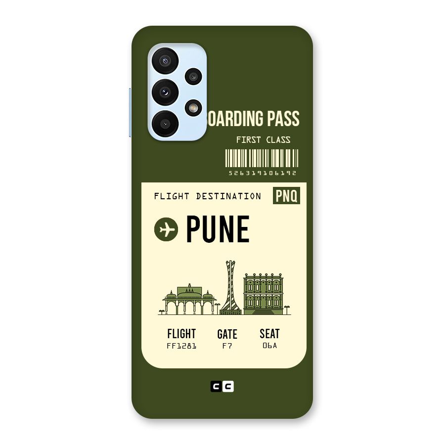 Pune Boarding Pass Back Case for Galaxy A23