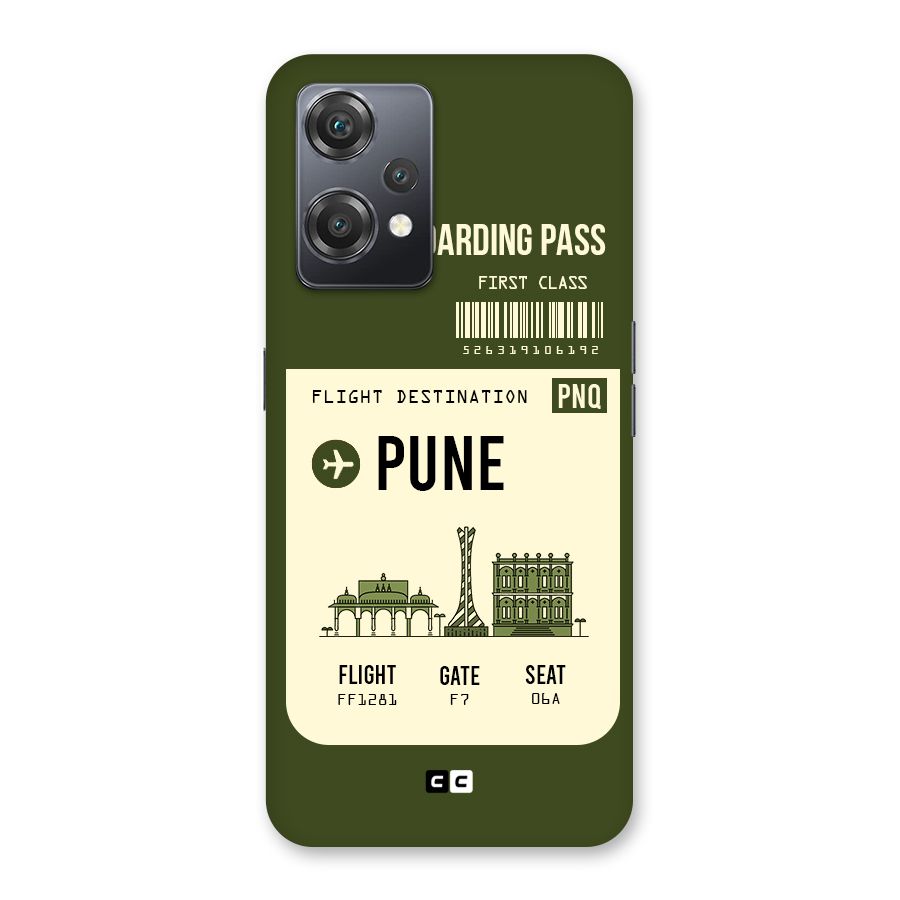 Pune Boarding Pass Back Case for OnePlus Nord CE 2 Lite 5G