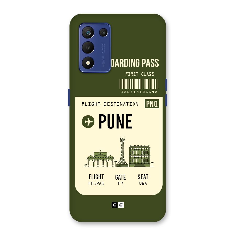 Pune Boarding Pass Back Case for Realme 9 5G Speed