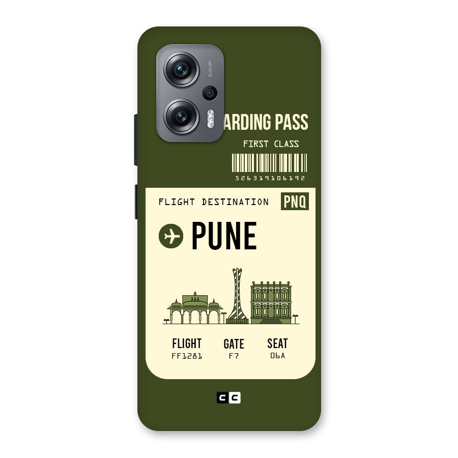 Pune Boarding Pass Back Case for Redmi K50i