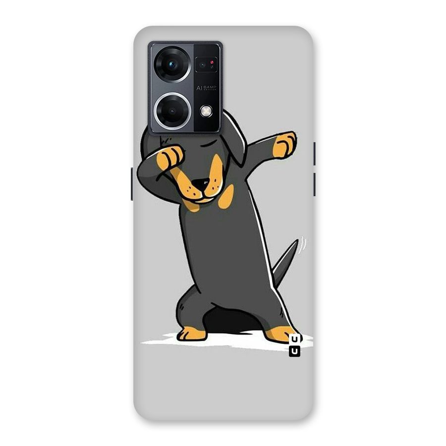 Puppy Dab Glass Back Case for Oppo F21 Pro 5G