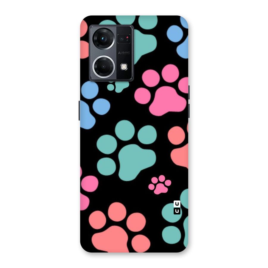 Puppy Paws Glass Back Case for Oppo F21 Pro 5G