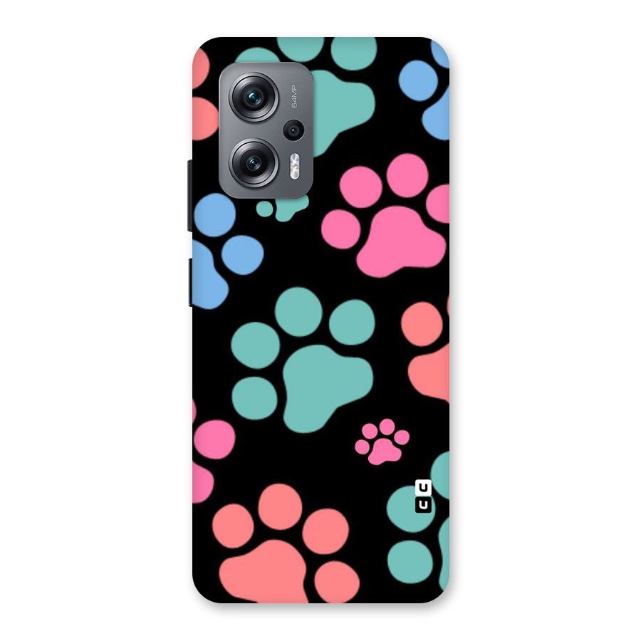 Puppy Paws Back Case for Redmi K50i