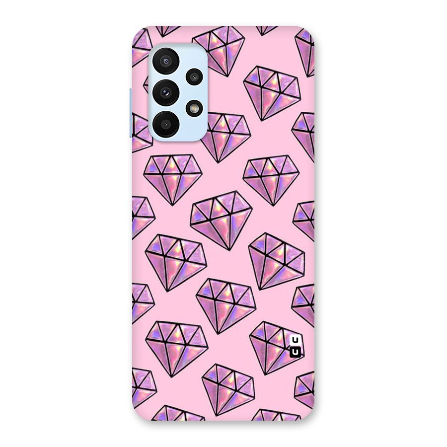Purple Diamond Designs Back Case for Galaxy A23