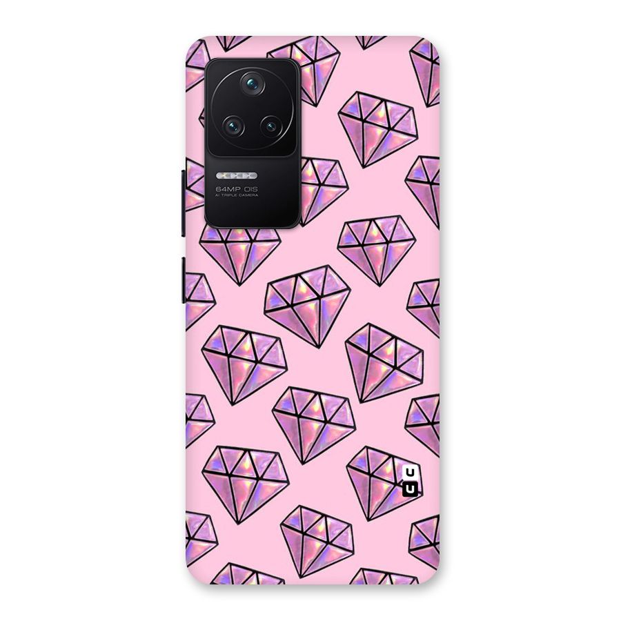 Purple Diamond Designs Back Case for Poco F4 5G