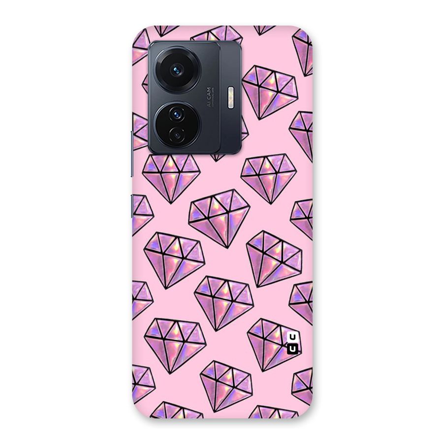 Purple Diamond Designs Back Case for Vivo T1 Pro