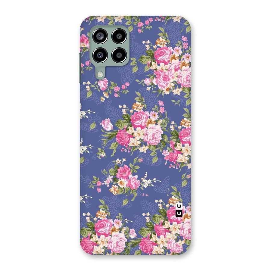Purple Pink Floral Back Case for Galaxy M33