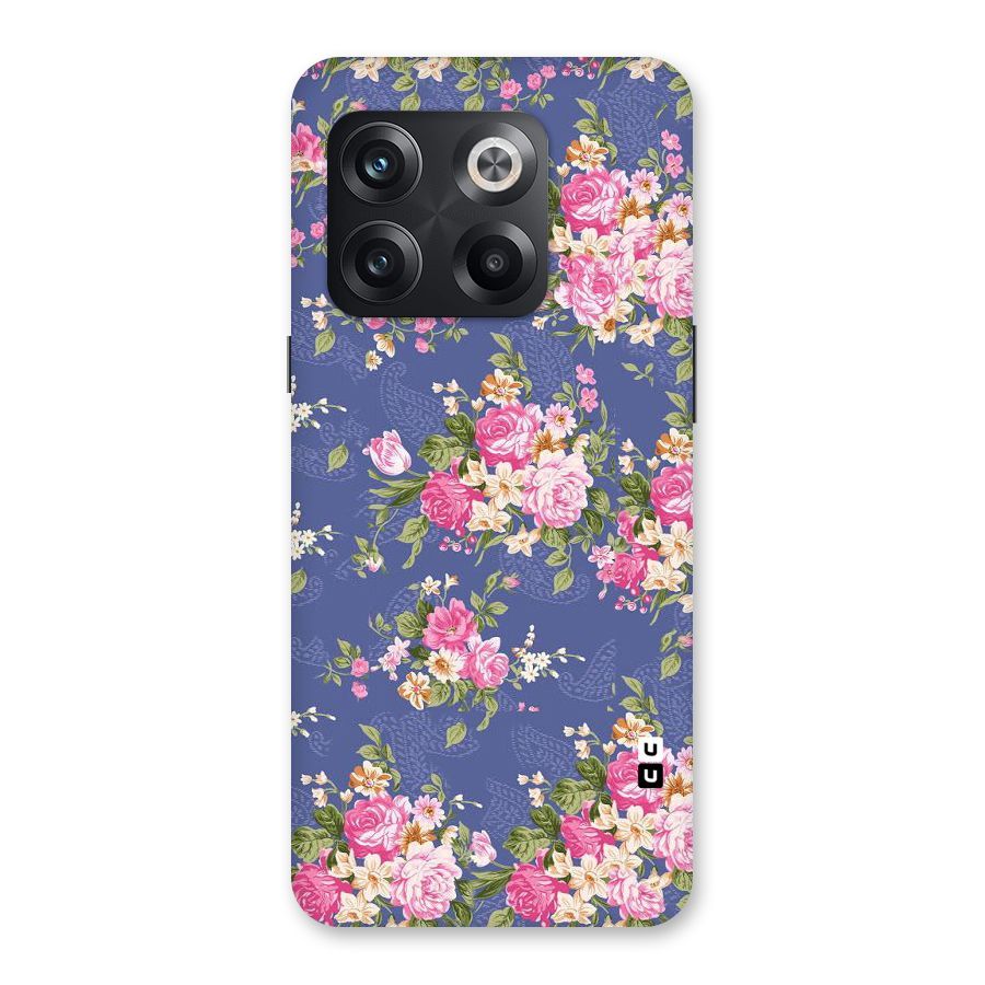 Purple Pink Floral Back Case for OnePlus 10T