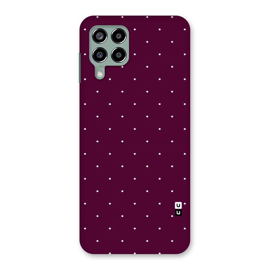 Purple Polka Back Case for Galaxy M33