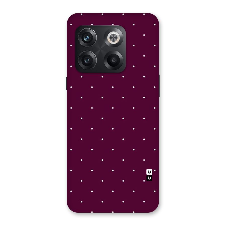 Purple Polka Back Case for OnePlus 10T