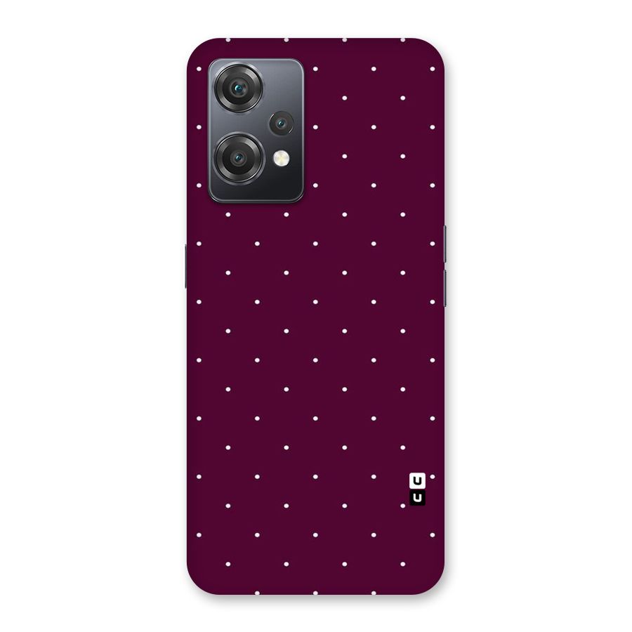 Purple Polka Back Case for OnePlus Nord CE 2 Lite 5G
