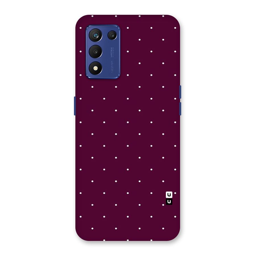 Purple Polka Back Case for Realme 9 5G Speed