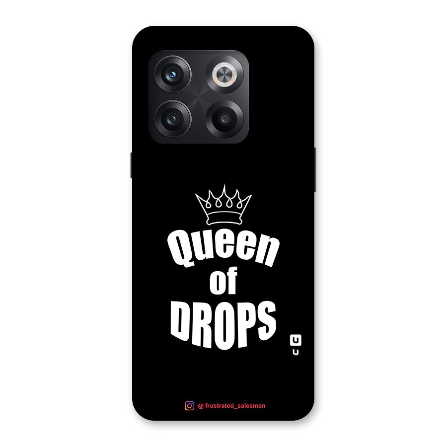 Queen of Drops Black Back Case for OnePlus 10T