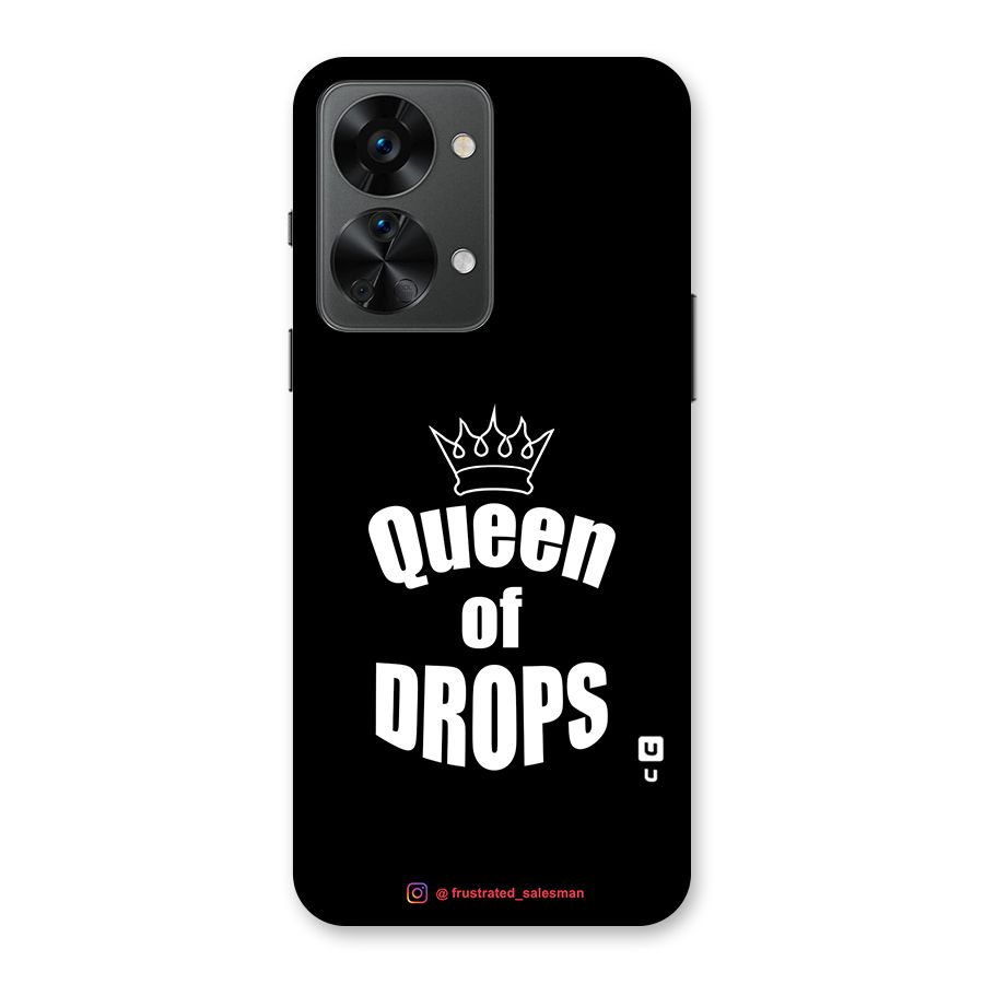 Queen of Drops Black Back Case for OnePlus Nord 2T