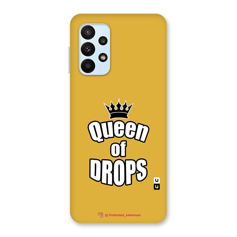 Queen of Drops Mustard Yellow Back Case for Galaxy A23