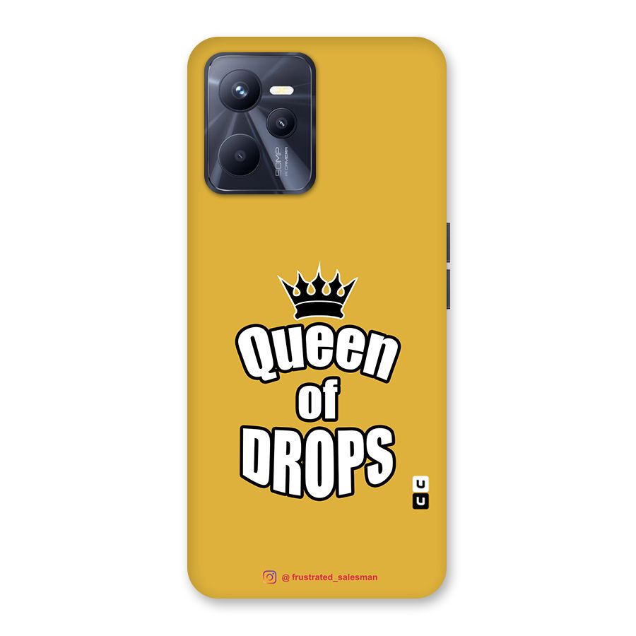Queen of Drops Mustard Yellow Back Case for Realme C35
